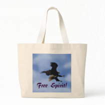 "TRY ANYWAY" EAGLE Series Canvas Bag