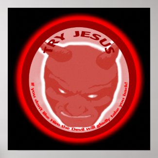 Try Jesus. If you don't like Him the Devil will.. print