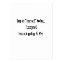 Try on normal post cards