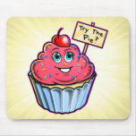 Try the Pie Cupcake Design Mouse Pad