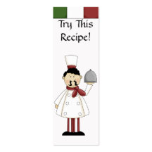 Try This Recipe- Small Bookmarks Business Cards