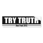 Try Truth Bumper Sticker