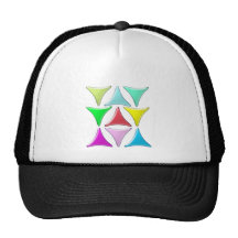 tryangles mesh hat
