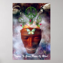 Trying To Grow Peace Of Mind Poster