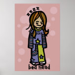 trying to wake up wall hanging. poster