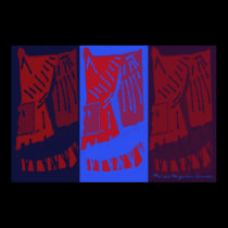 Tryptic Flag Print posters