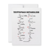 Tryptophan Metabolism (Chemistry) invitations by wordsunwords Tryptophan Metabolism (Chemistry) invitations