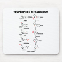 Tryptophan Metabolism (Chemistry) mousepads by wordsunwords Tryptophan Metabolism (Chemistry) mousepads