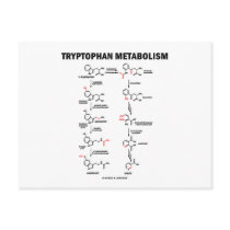 Tryptophan Metabolism (Chemistry) postcards by wordsunwords Tryptophan Metabolism (Chemistry) postcards