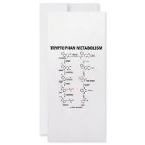 Tryptophan Metabolism (Chemistry) rack cards by wordsunwords Tryptophan Metabolism (Chemistry) rack cards