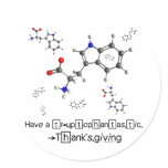 Tryptophan Molecule Sticker