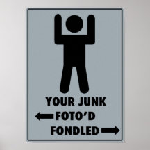 TSA Directional Sign - Print