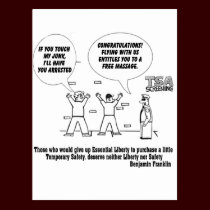 TSA Screening postcards