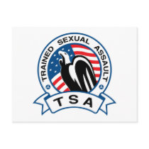 TSA Trained Sexual Assault Post Cards