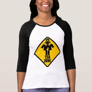 TSA Zone Womens Raglan shirt