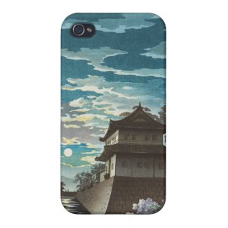 Tsuchiya Koitsu, Kyoto Nijo Castle night scenery Covers For iPhone 4