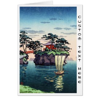Tsuchiya Koitsu Matsushima shin hanga scenery Cards