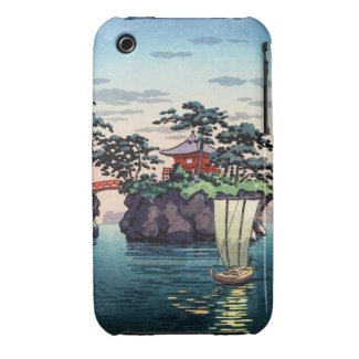 Tsuchiya Koitsu Matsushima shin hanga scenery iPhone 3 Covers