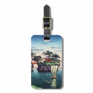 Tsuchiya Koitsu Matsushima shin hanga scenery Luggage Tags