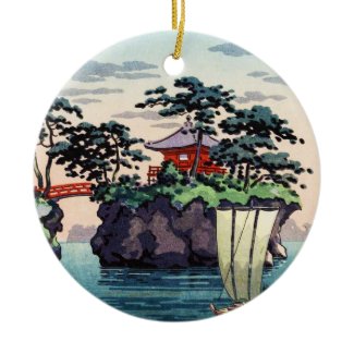 Tsuchiya Koitsu Matsushima shin hanga scenery Ornament