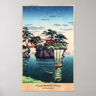Tsuchiya Koitsu Matsushima shin hanga scenery Posters