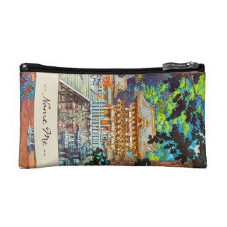 Tsuchiya Koitsu The Gate Yomei the Nikko Shrine Makeup Bag