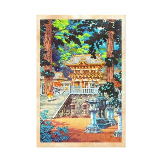 Tsuchiya Koitsu The Gate Yomei the Nikko Shrine Gallery Wrap Canvas