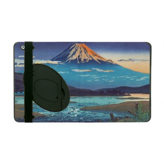 Tsuchiya Koitsu Tokaido Fujikawa landscape art iPad Folio Cases