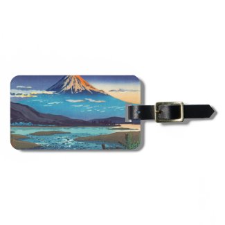 Tsuchiya Koitsu Tokaido Fujikawa landscape art Tags For Bags