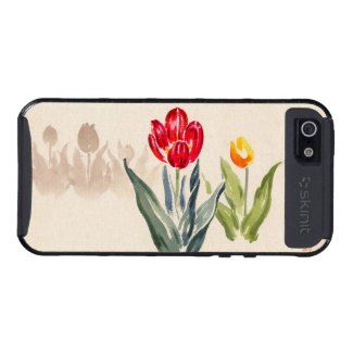 Tsuchiya Koitsu Tulips japanese vintage watercolor Cover For iPhone 5