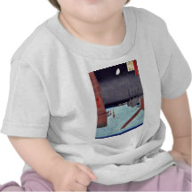 Tsukuda island from Eitai bridge by Andō,Hiroshige Tshirt