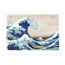 Tsunami Great Wave Postcards