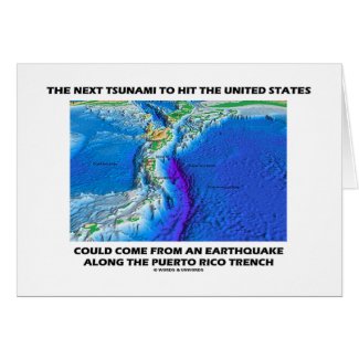 Tsunami Puerto Rico Trench (Plate Tectonics Earth) card