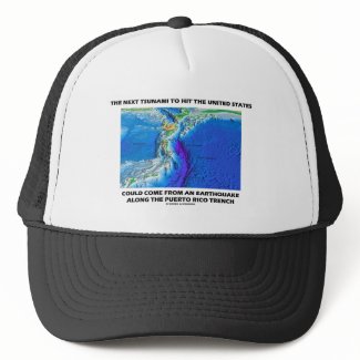 Tsunami Puerto Rico Trench (Plate Tectonics Earth) hat