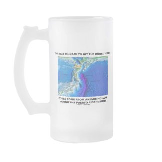 Tsunami Puerto Rico Trench (Plate Tectonics Earth) mug