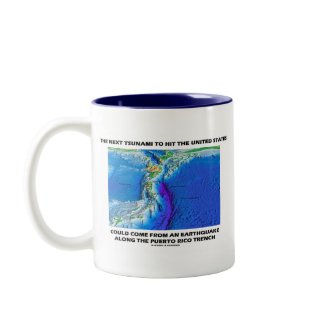 Tsunami Puerto Rico Trench (Plate Tectonics Earth) mug