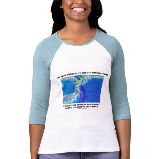 Tsunami Puerto Rico Trench (Plate Tectonics Earth) shirt