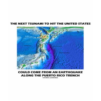 Tsunami Puerto Rico Trench (Plate Tectonics Earth) shirt
