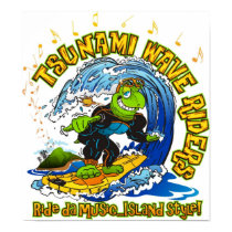 Tsunami Wave Riders Poster posters by tsunamiwaveriders Tsunami Wave Riders Poster posters