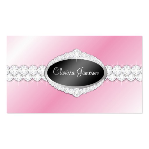 TT-Diamond Bliss Emblem Photo Card Business Card