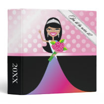 TT-In it to Win It Pageant Organizer Brunette -dot binders