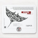TT Meanings - OHANA manta ray mousepads by TattooTribes TT Meanings - OHANA manta ray mousepads