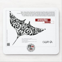 TT Meanings - OHANA manta ray mousepads