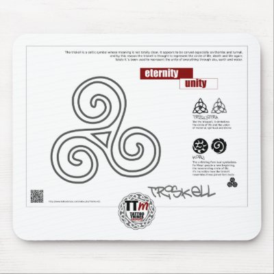 TT Meanings - TRISKELL Mouse Pads by TattooTribes