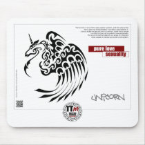TT Meanings - WINGED UNICORN mousepads