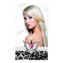 TT-Perfect Princess Leopard Diamonds business cards