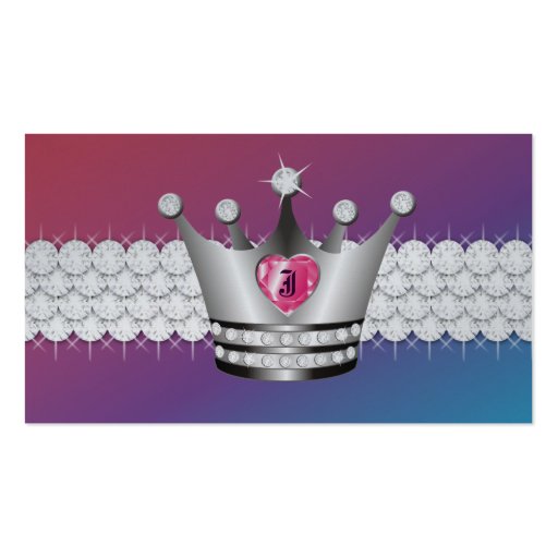 TT-Perfect Princess Premium Platinum Paper Business Card (front side)