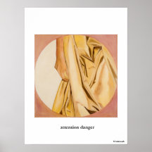 ttention danger posters