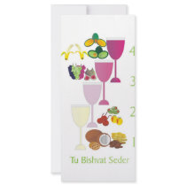 Tu Bishvat Seder Customized Rack Card