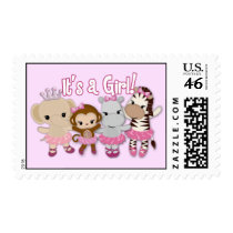 Tu Tu Cute MONKEY GIRL postage stamp TTC